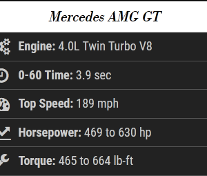 Mercedes AMG GT (24hr Rental - Restrictions Apply)